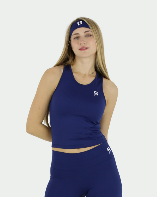 Prime Racer Back Cropped Top