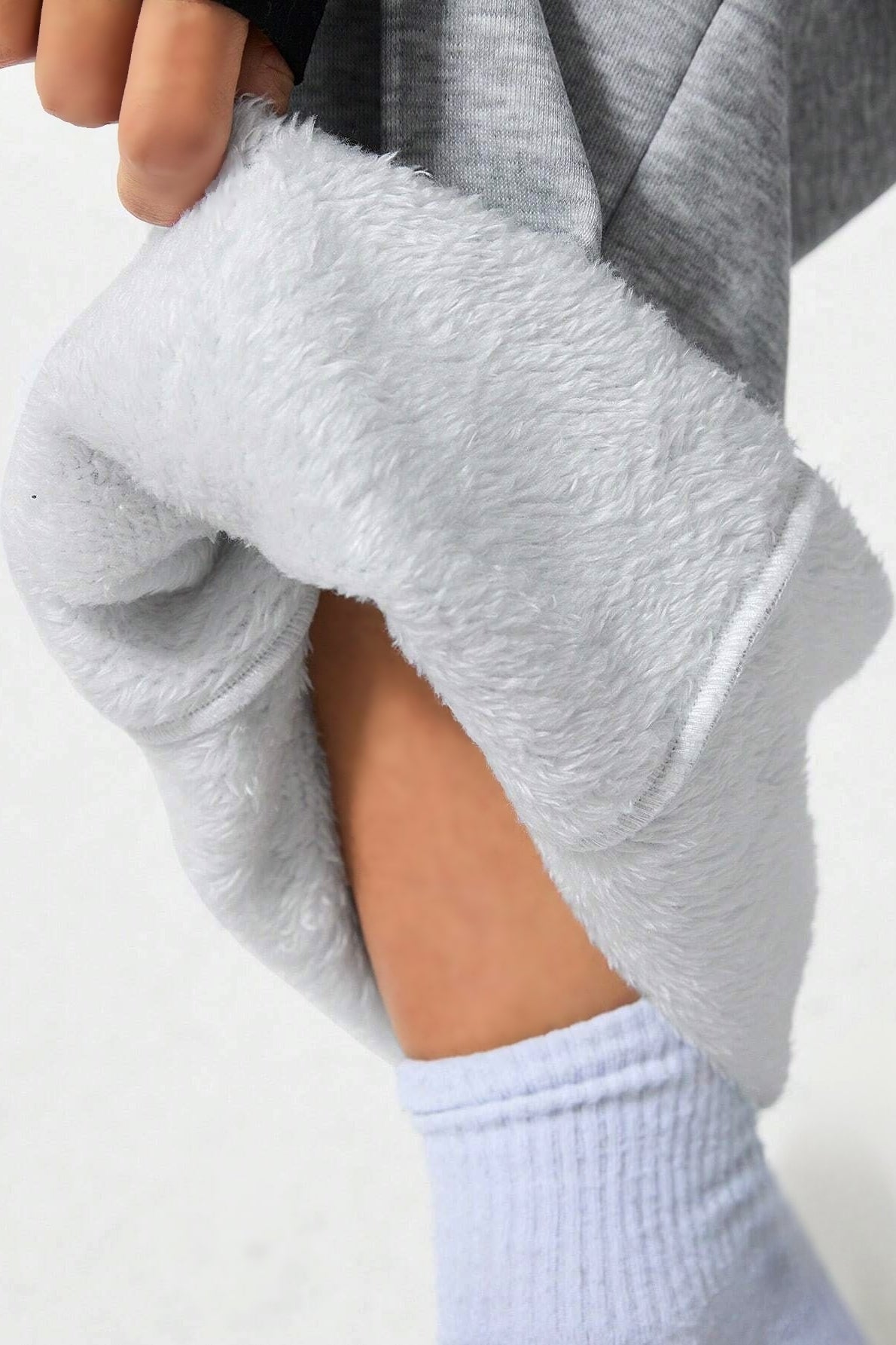 Wide Leg Fleece Lined Sweatpants