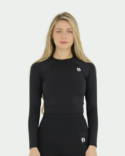 Prime Cropped Long Sleeve Top