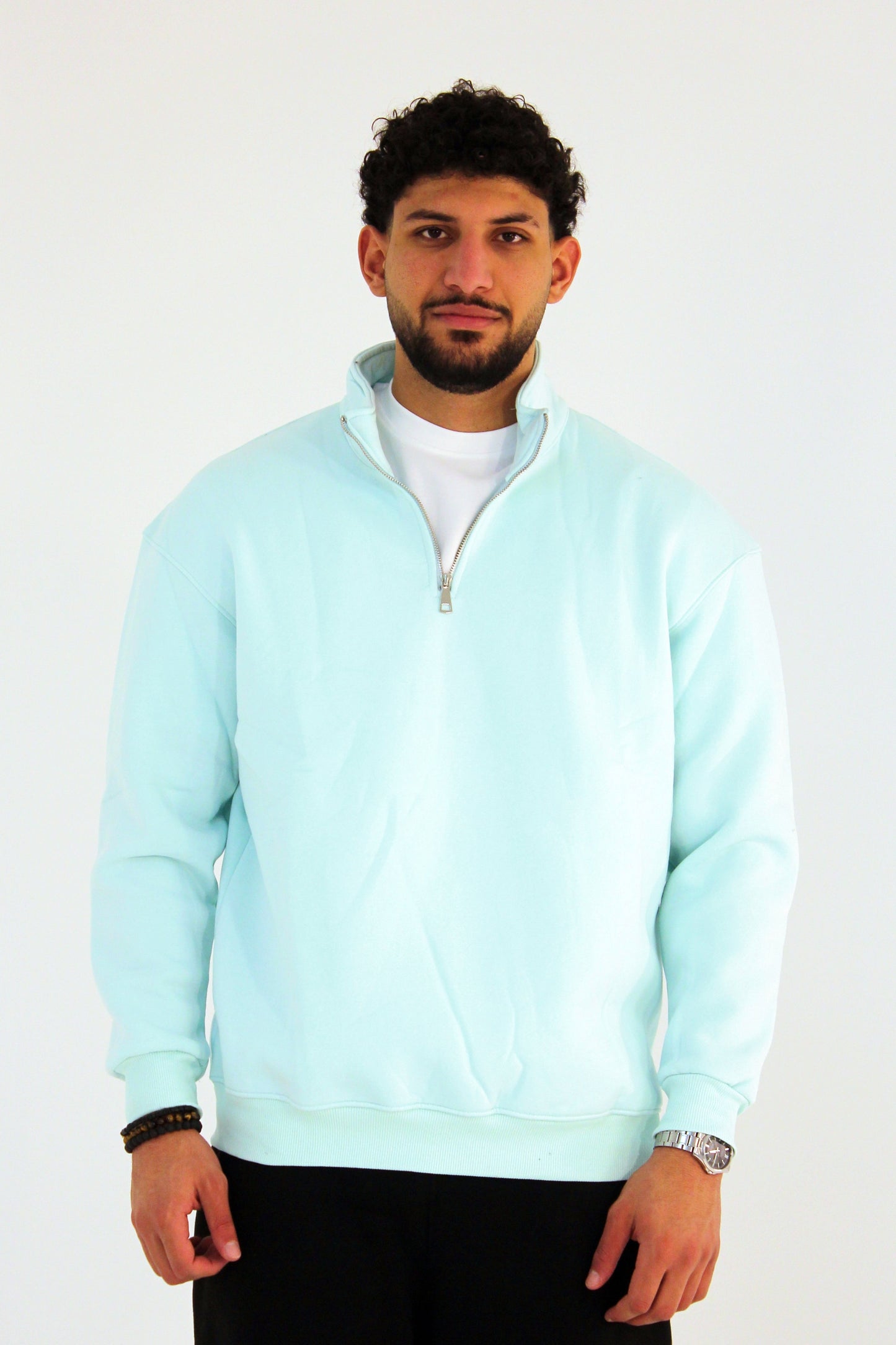 Basic Quarter Zip SweatShirt