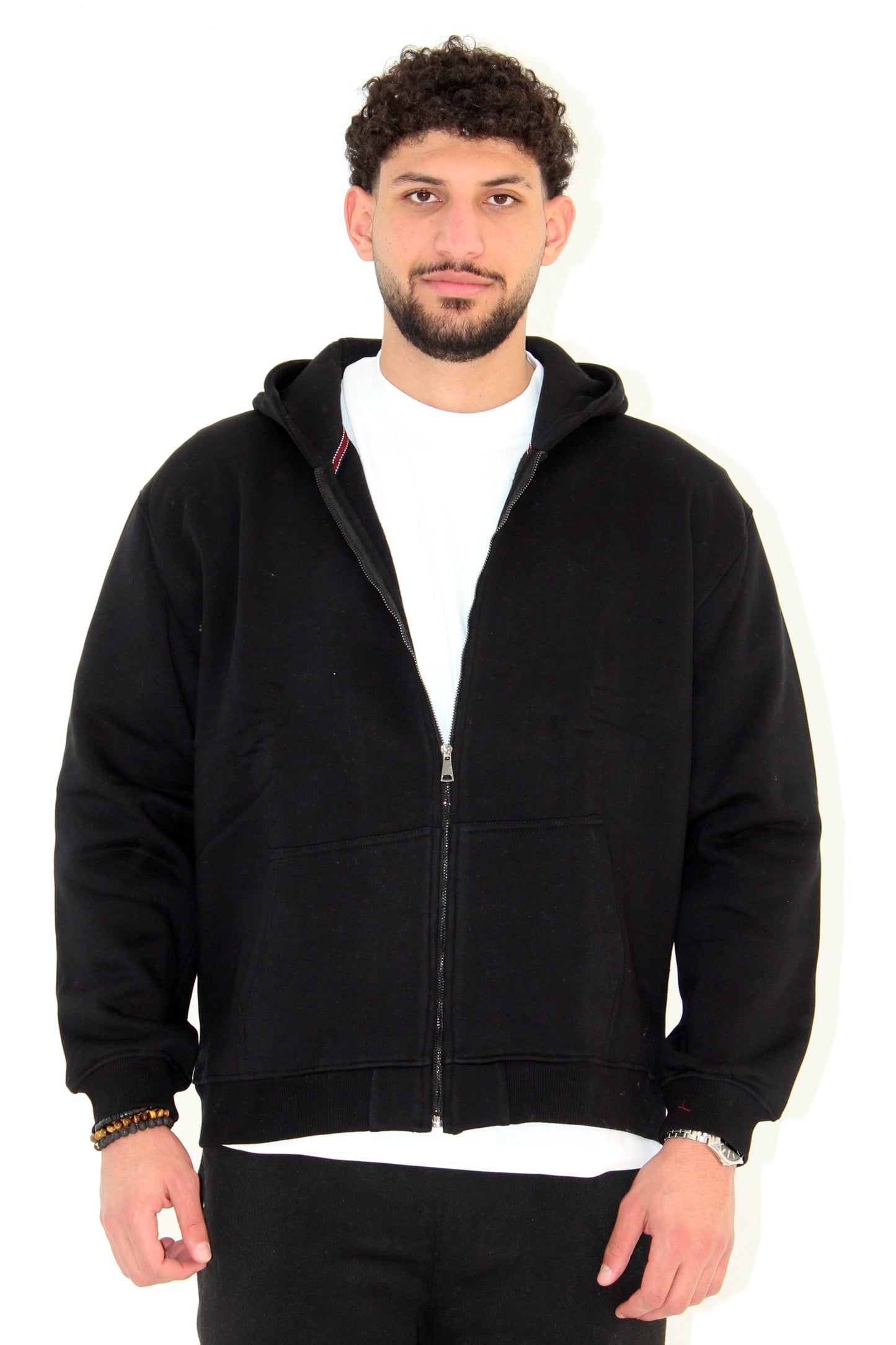 Basic Zipped Hoodie
