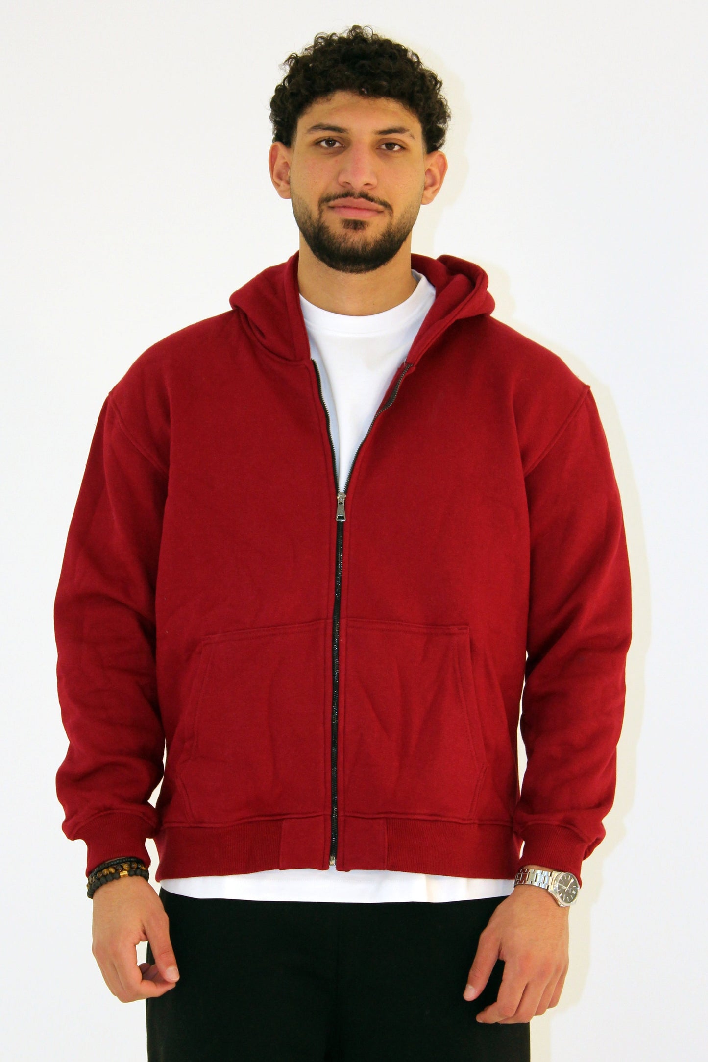 Basic Zipped Hoodie