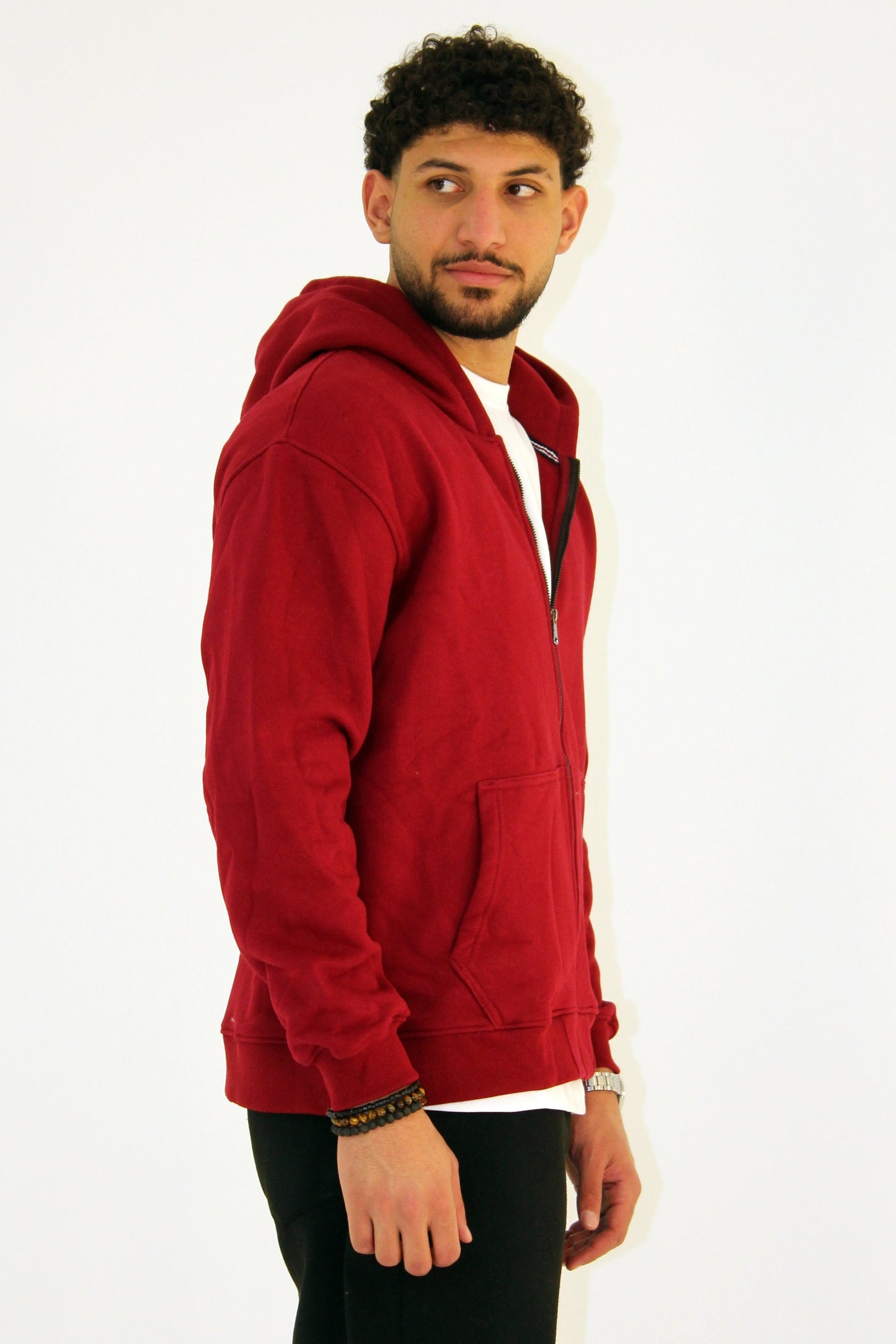 Basic Zipped Hoodie