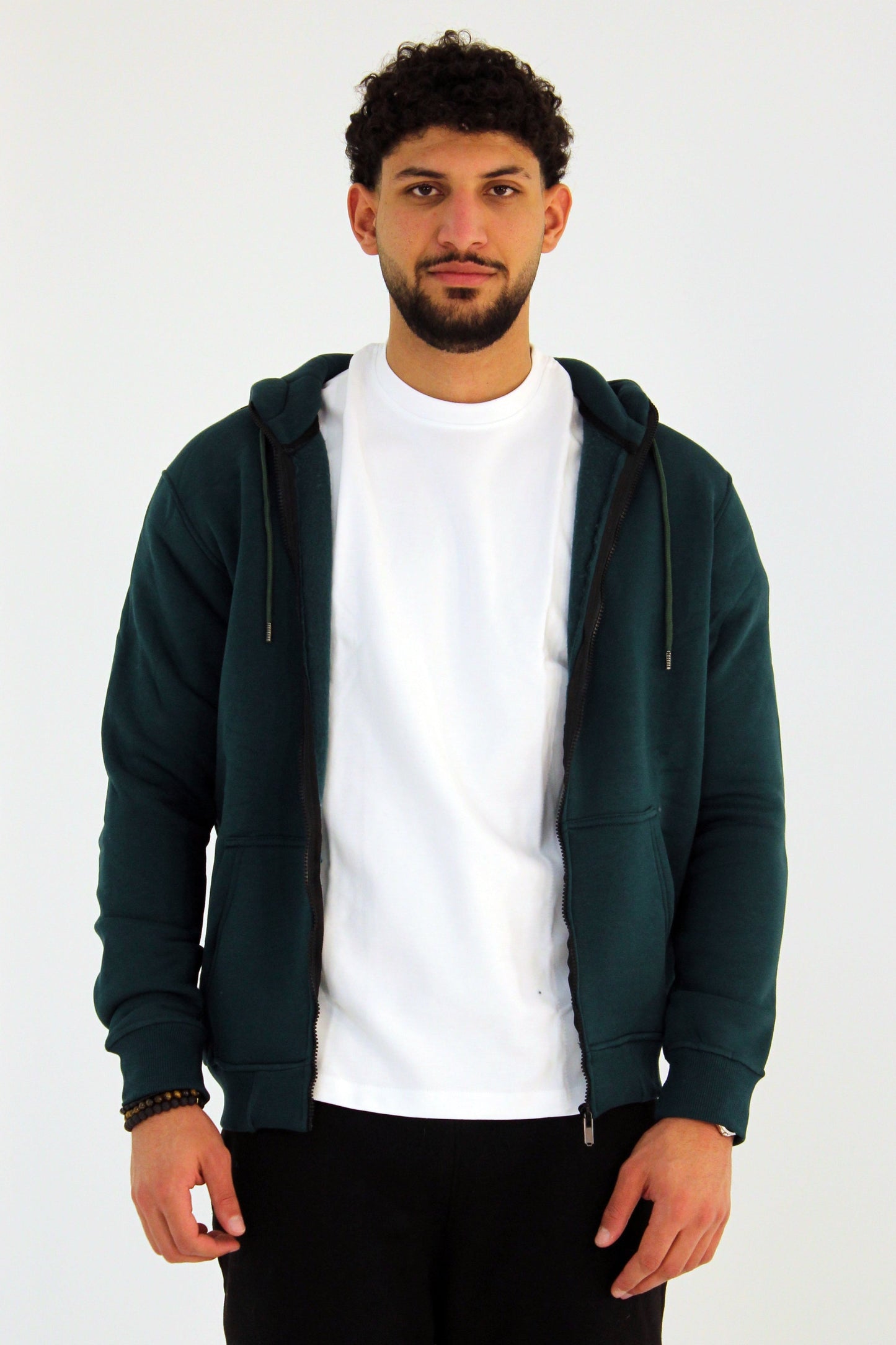 Basic Zipped Hoodie