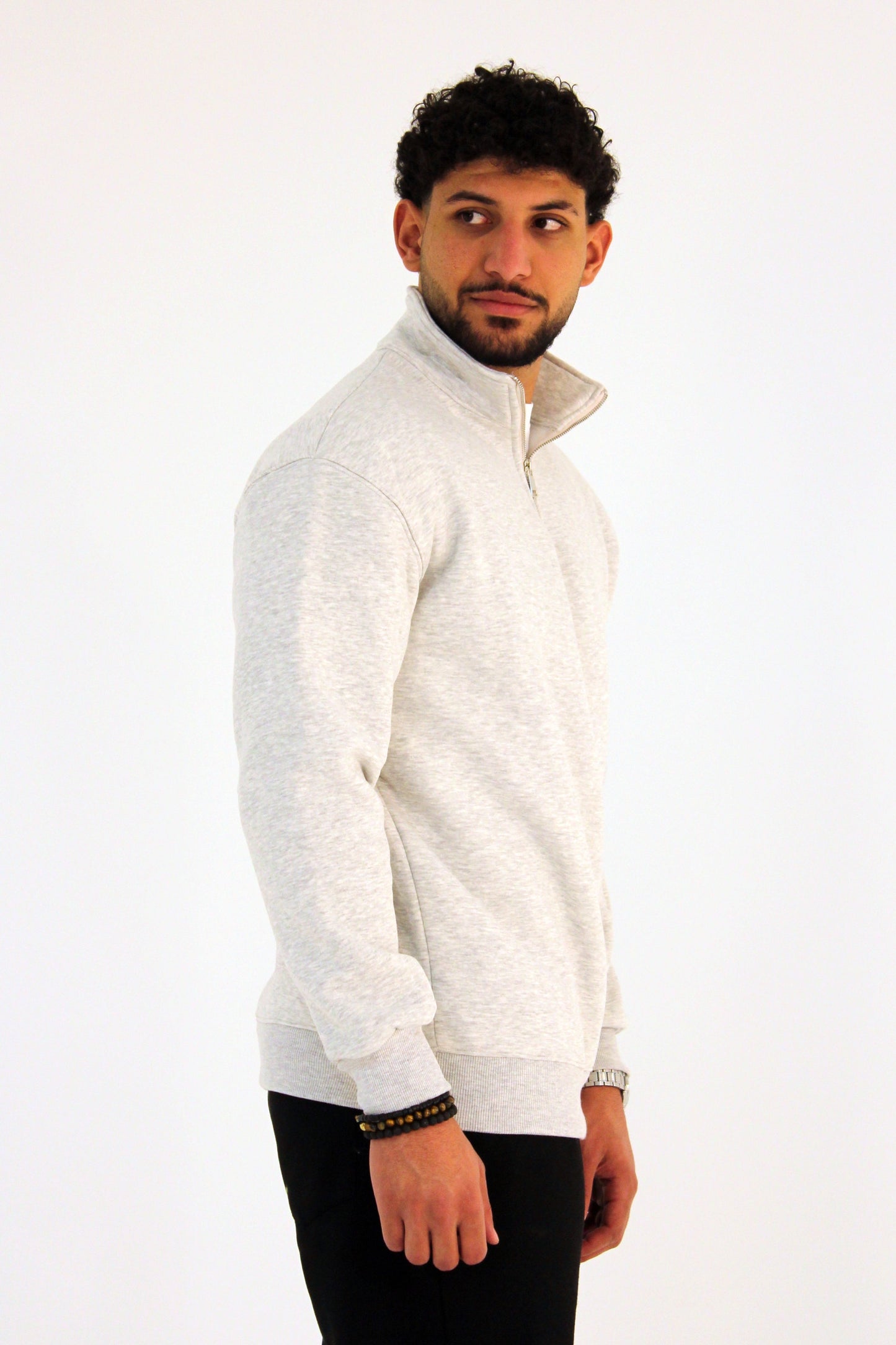 Basic Quarter Zip SweatShirt