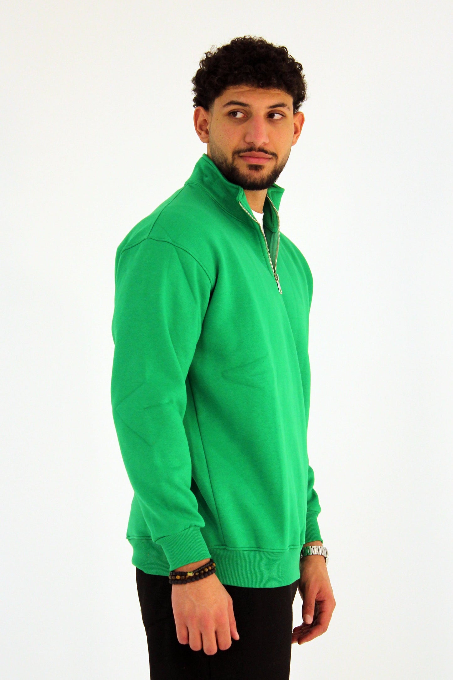 Basic Quarter Zip SweatShirt