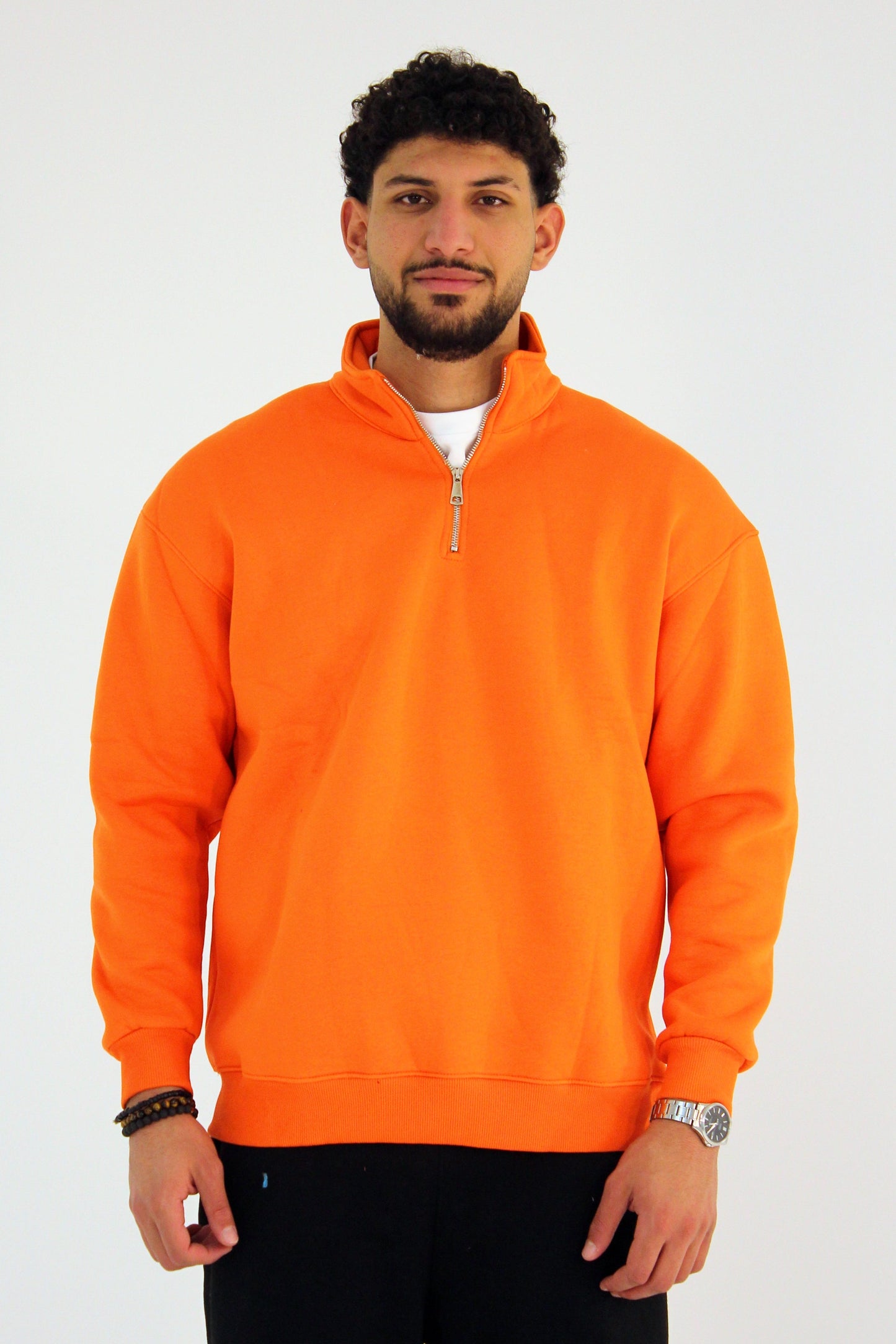 Basic Quarter Zip SweatShirt