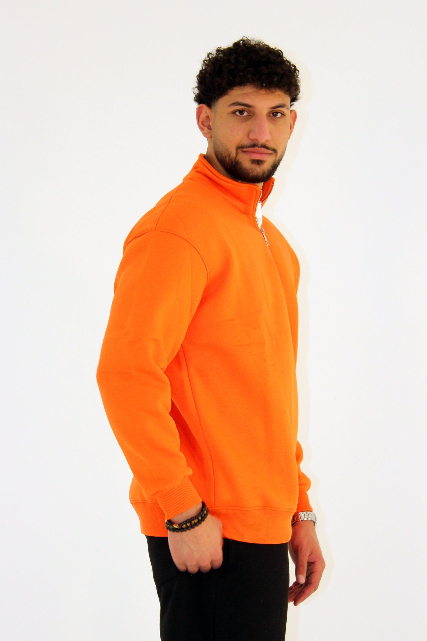Basic Quarter Zip SweatShirt