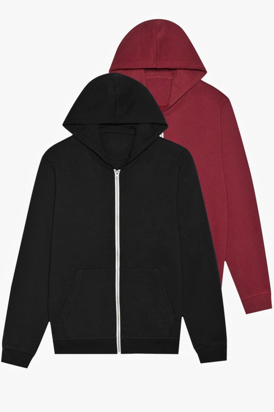 Zipped Hoodie 2pk HB