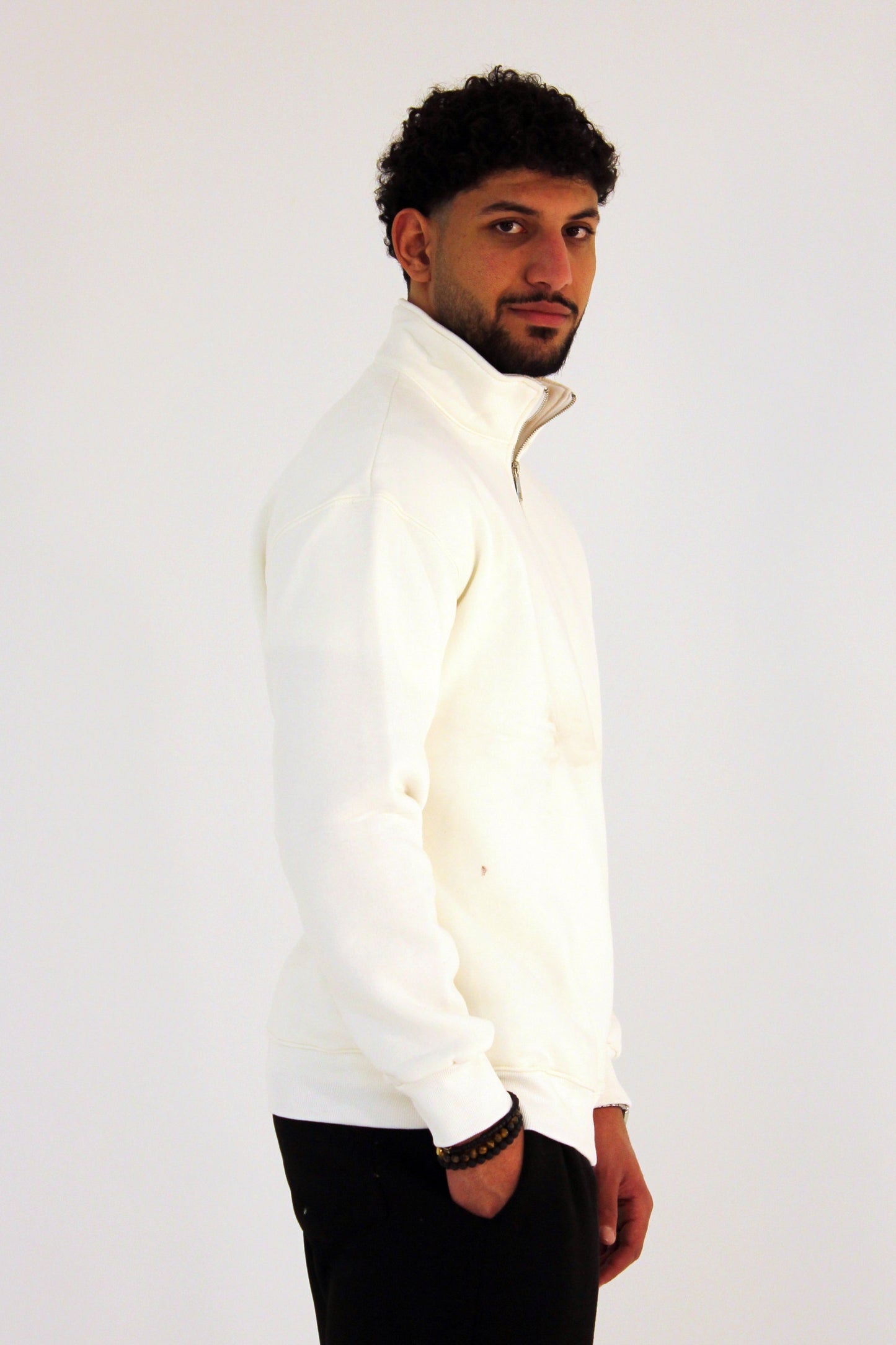 Basic Quarter Zip SweatShirt
