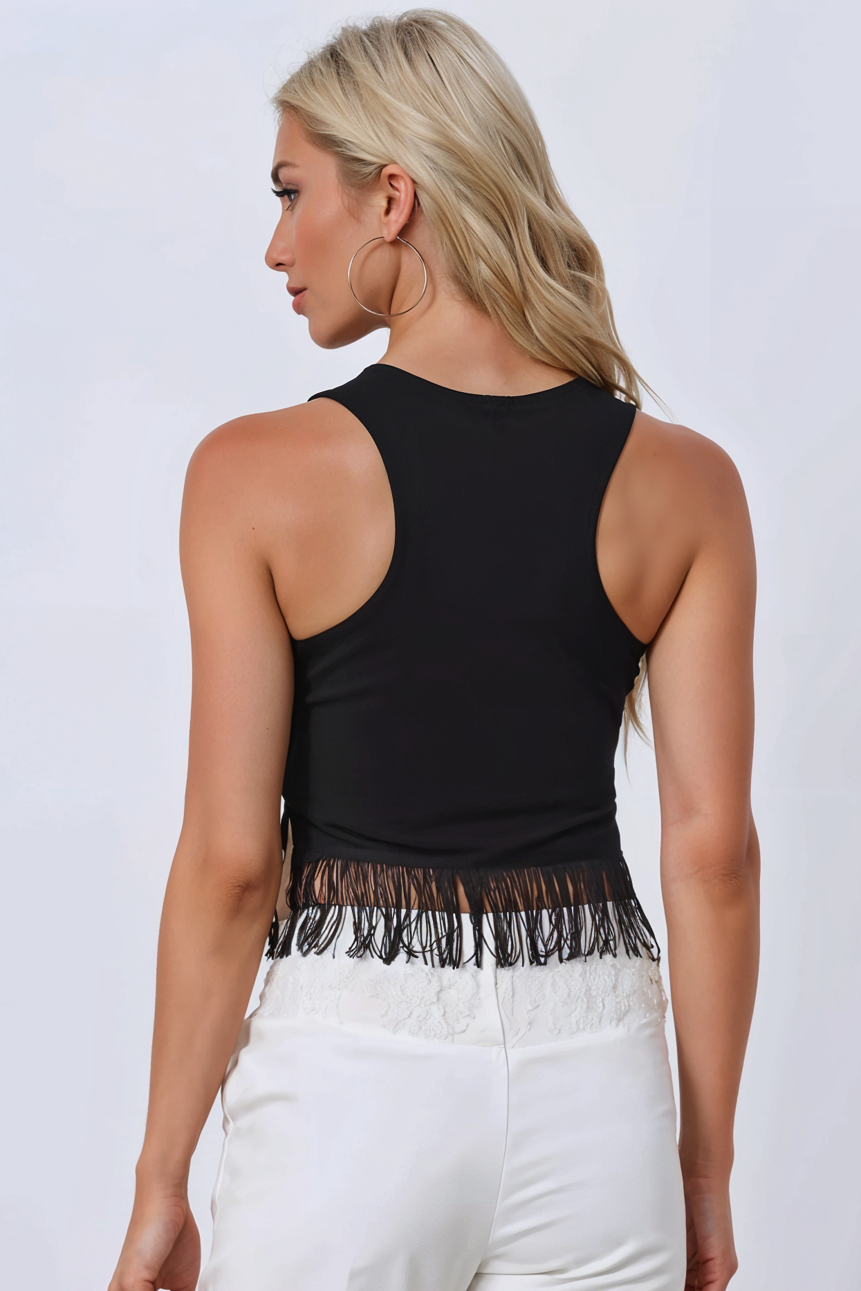Soft Fringe Top