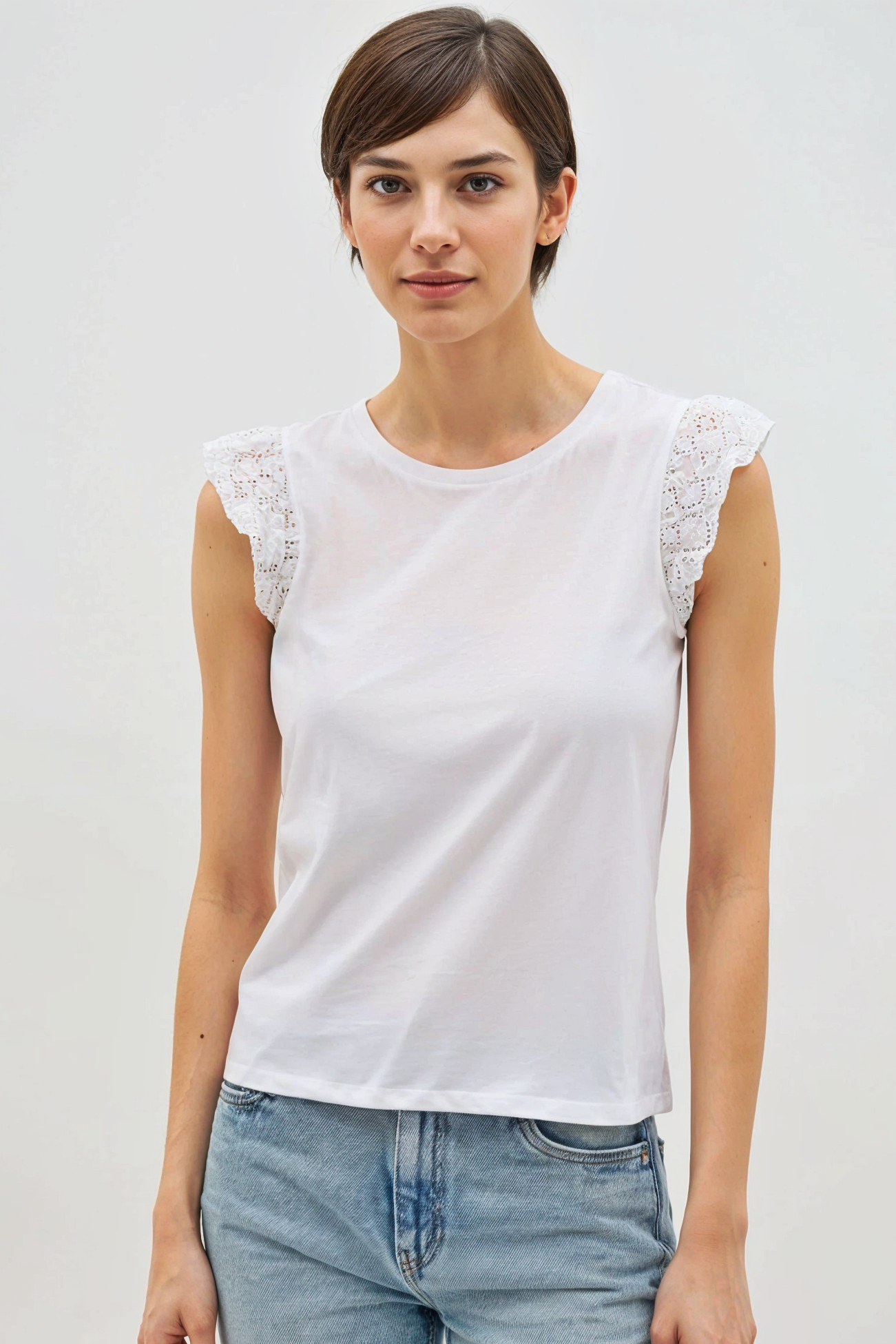 Ruched Sleeves Top