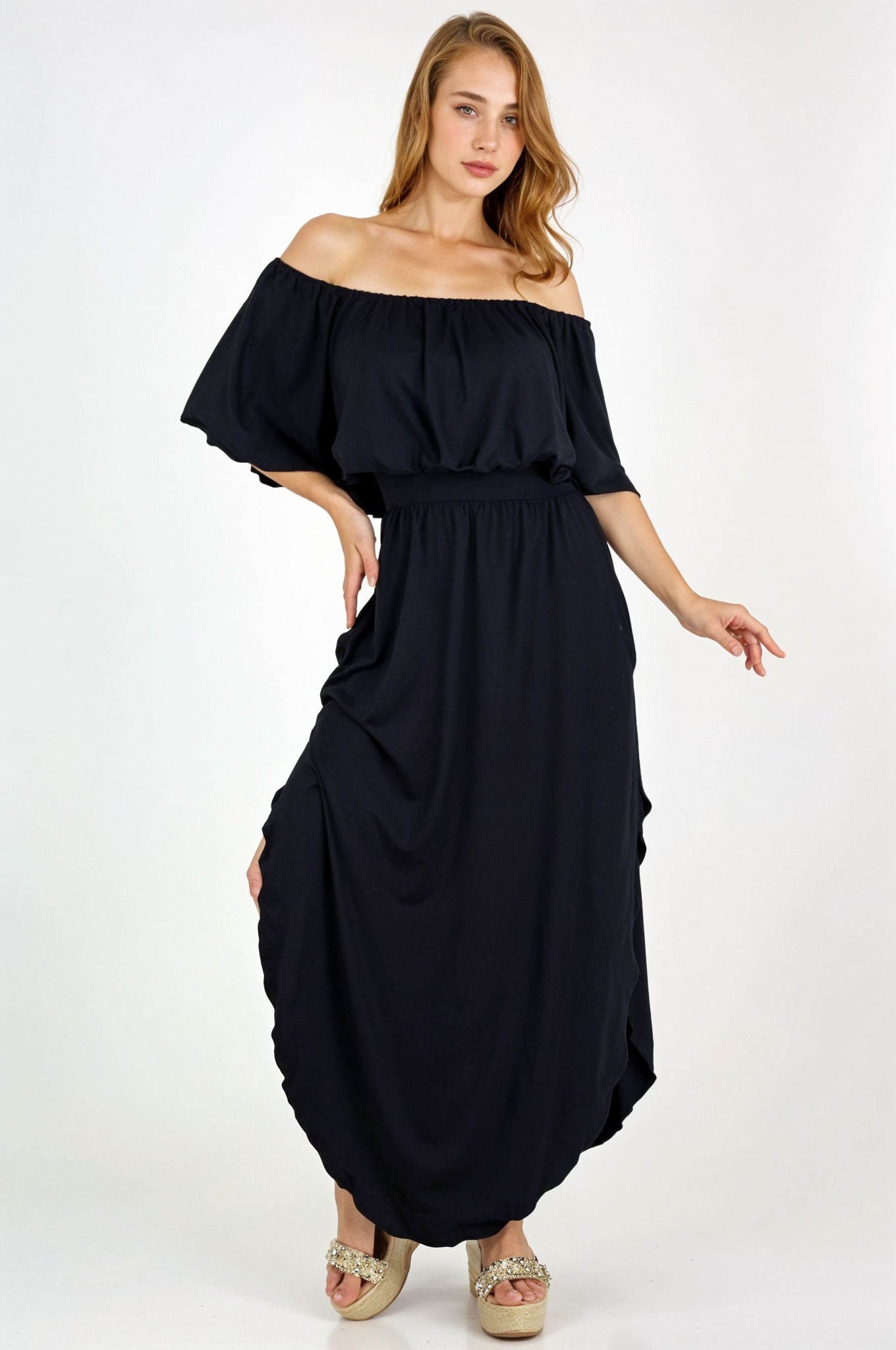 Soft Off-Shoulder Dress