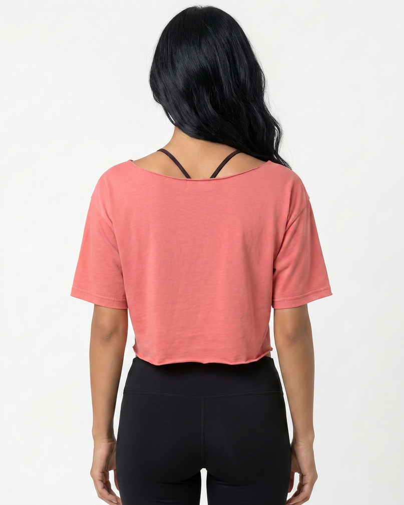 Mineral Wash Boxy Crop Tee