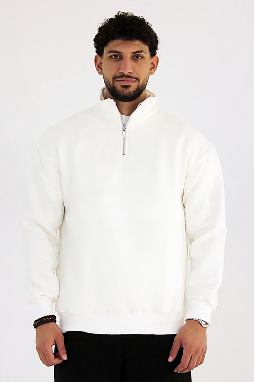 Basic Quarter Zip SweatShirt