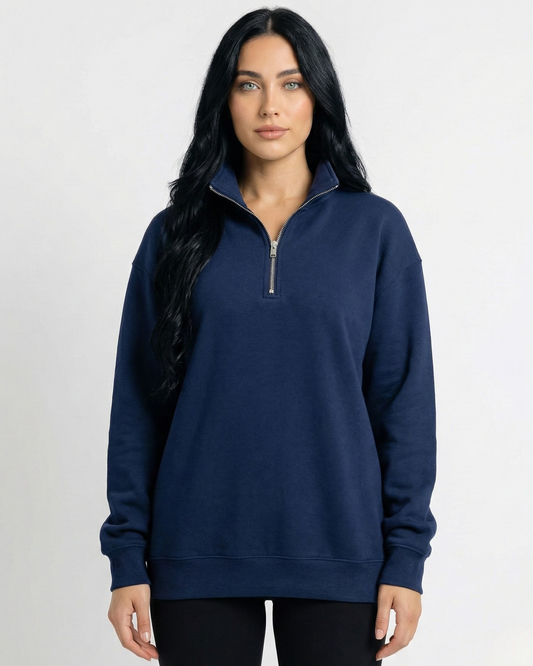 Core Oversized Quarter Zip