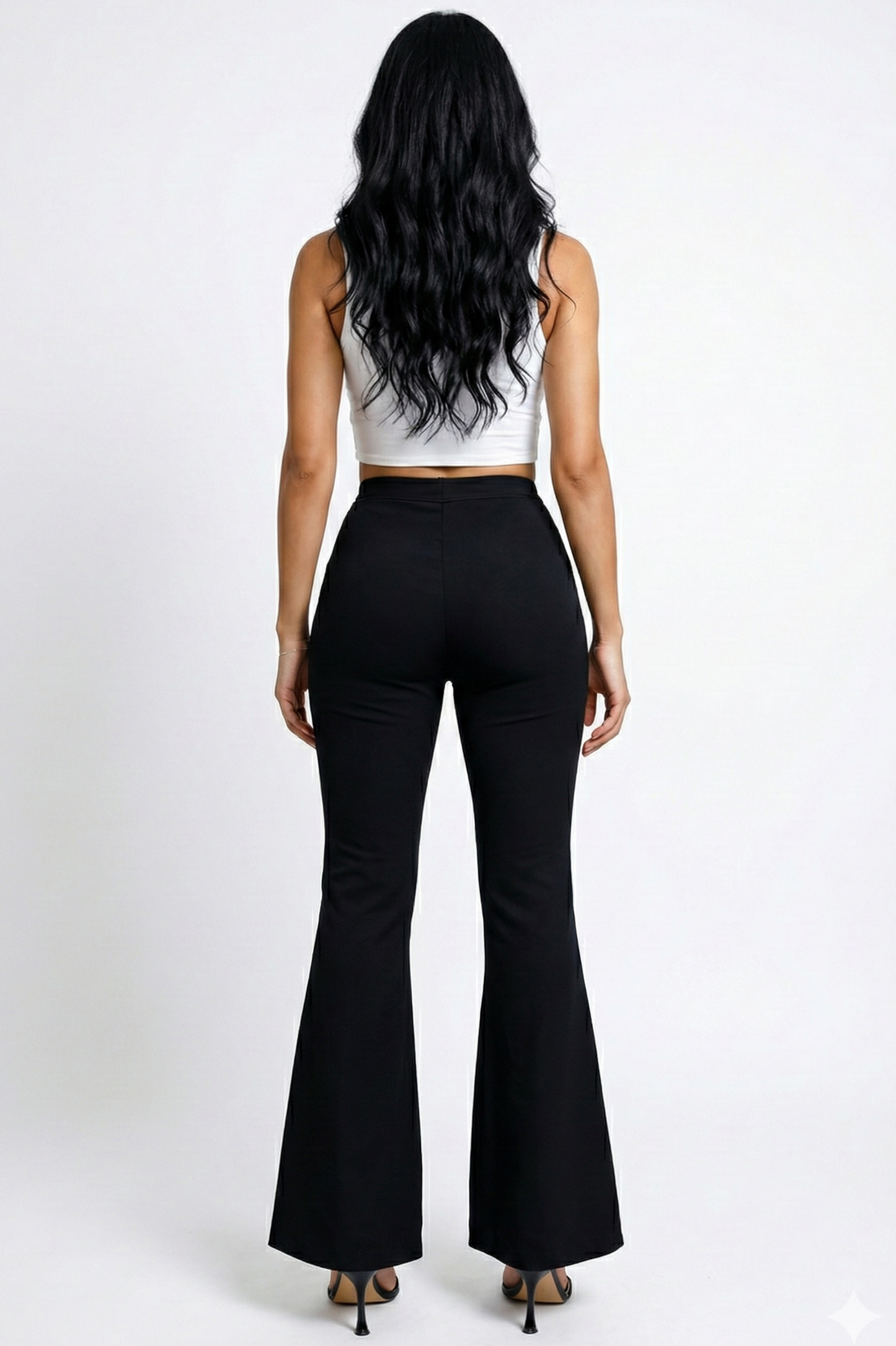 Elegant High-Waist Flared Pants