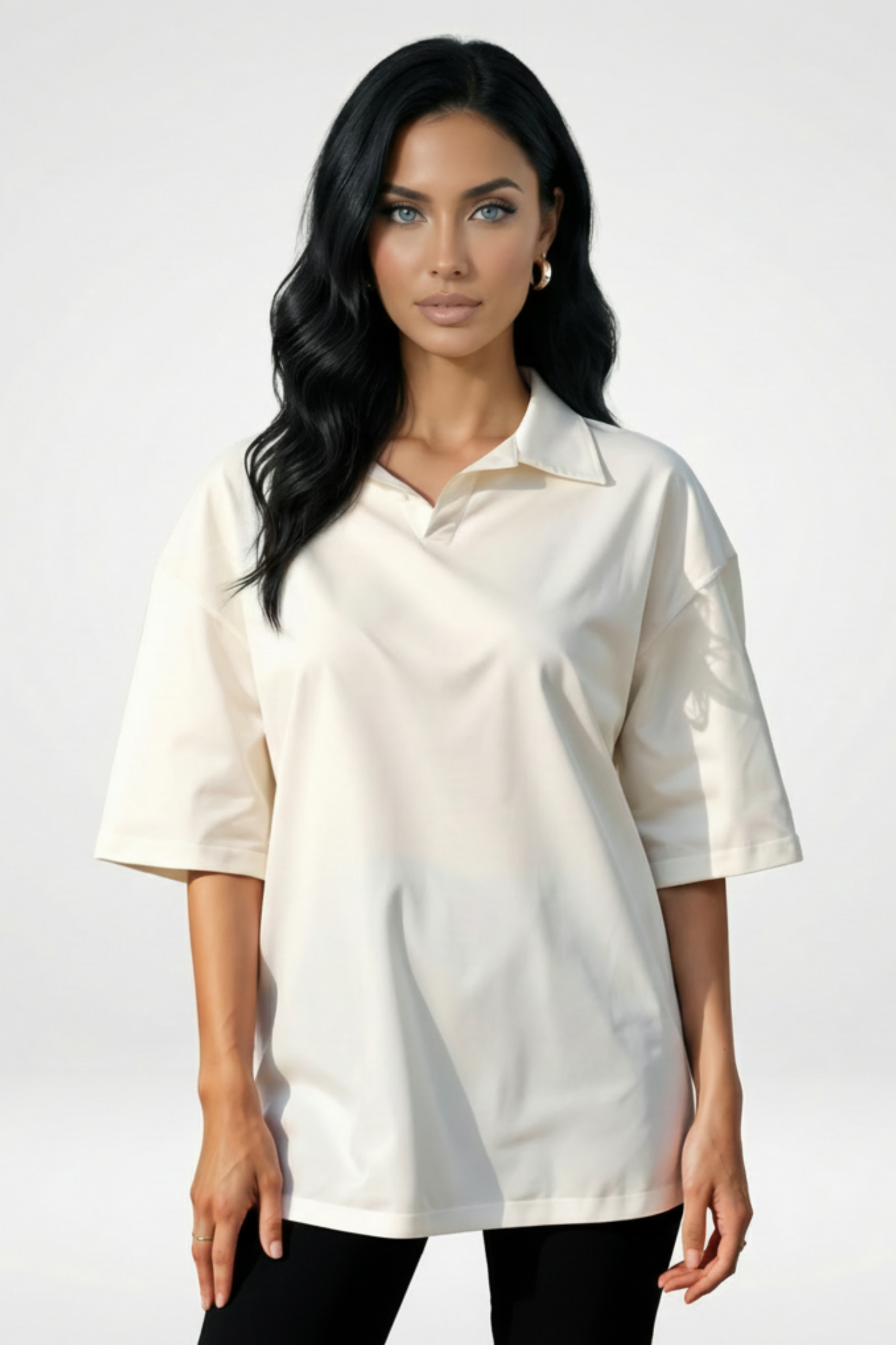 Collar Oversized T-shirt