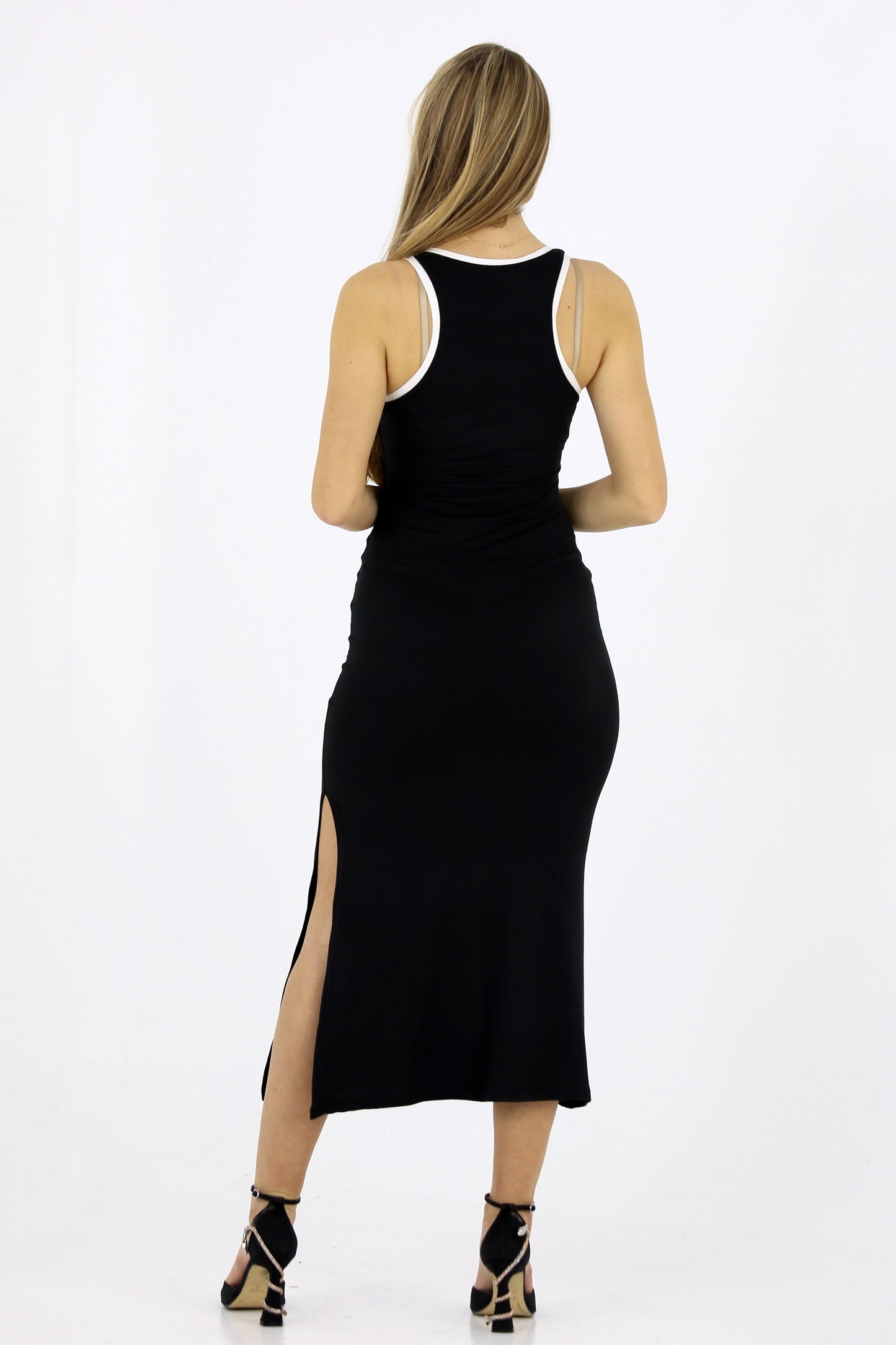 Sleek Elegance Sleeveless Dress