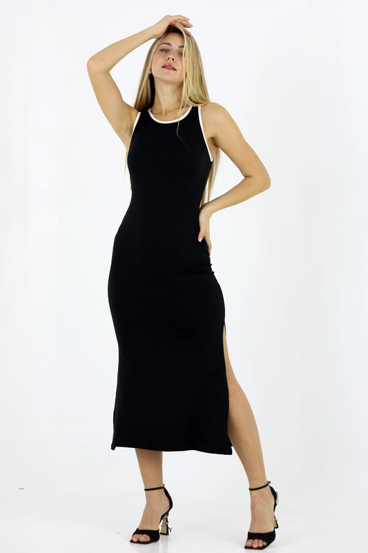 Sleek Elegance Sleeveless Dress