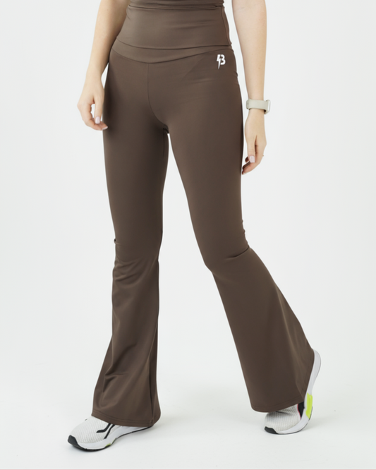 Prime Foldover Flared Leggings