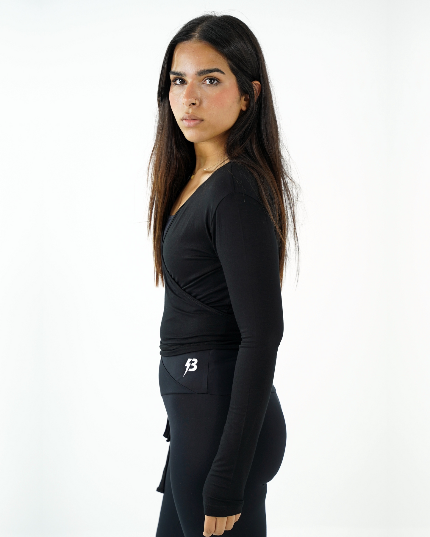 Wrap Long Sleeve Top