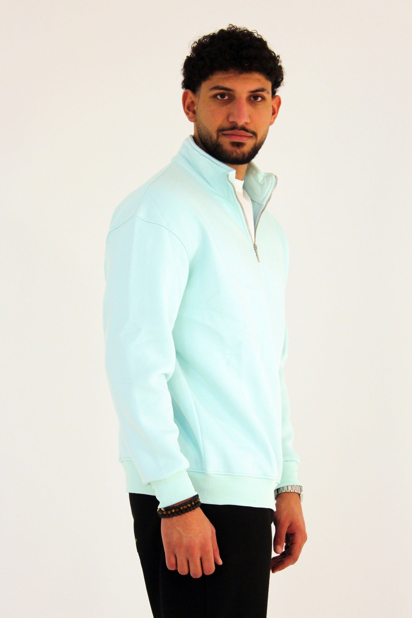 Basic Quarter Zip SweatShirt