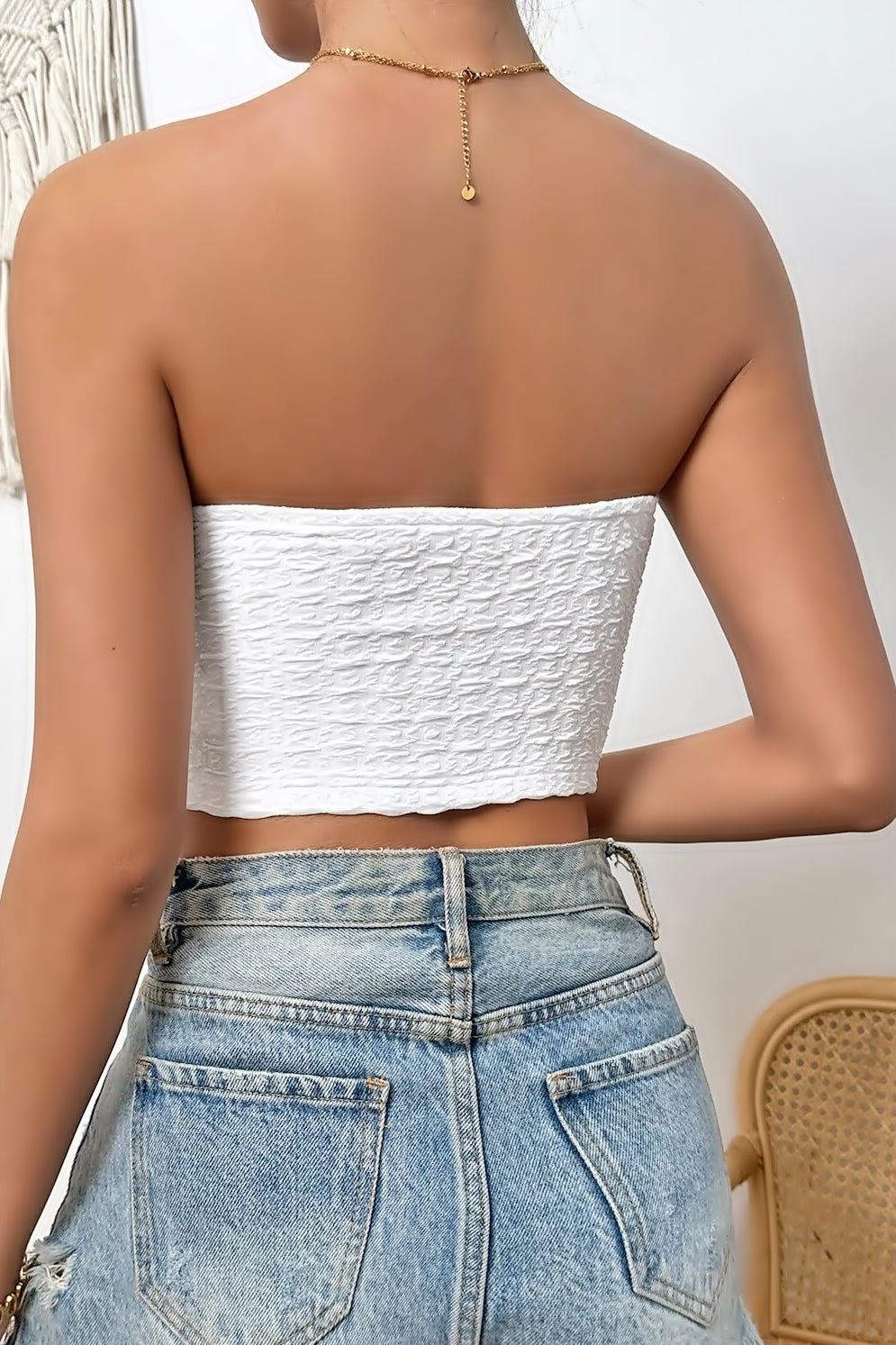 Coastal Charm Tube Top