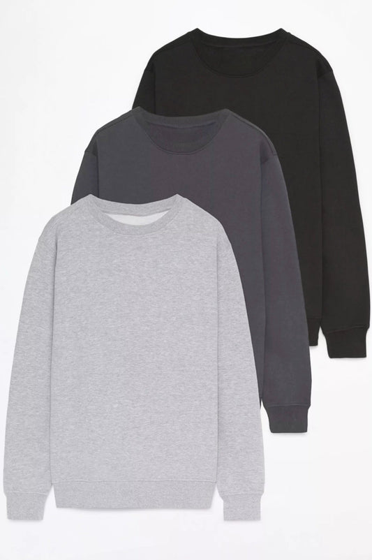 Crewneck 3pk HB