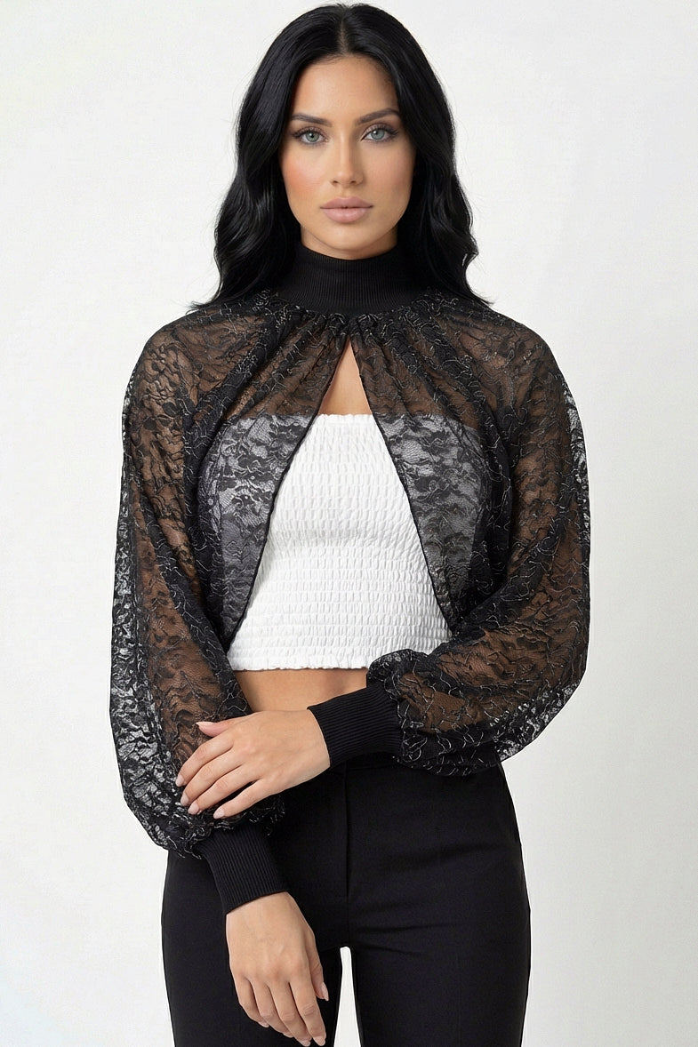 Lace Maxi Bolero
