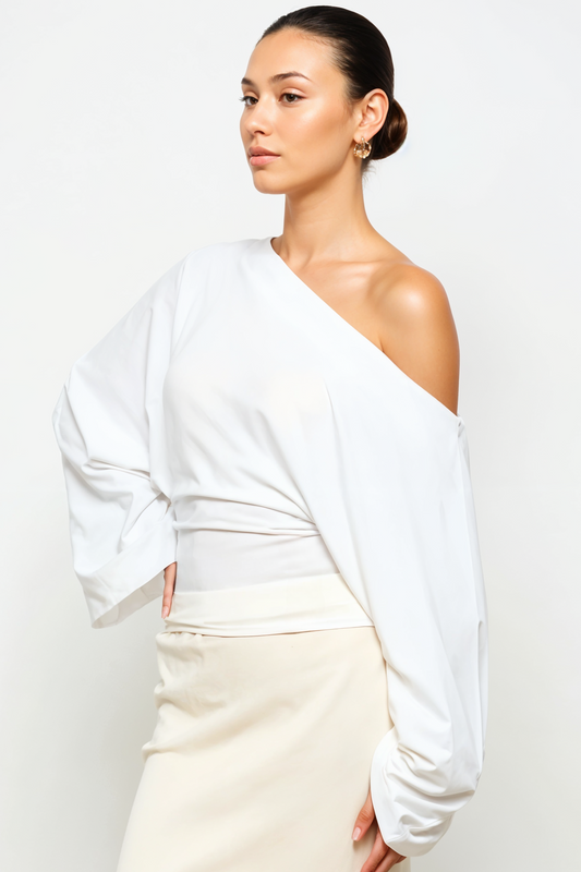 Asymmetrical Long Sleeve Top