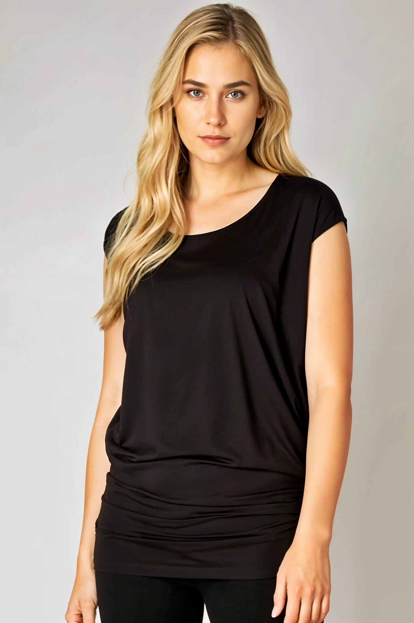 Relaxed Scoop Neck Top
