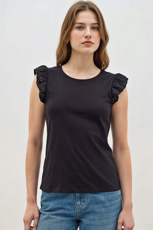Ruched Sleeves Top
