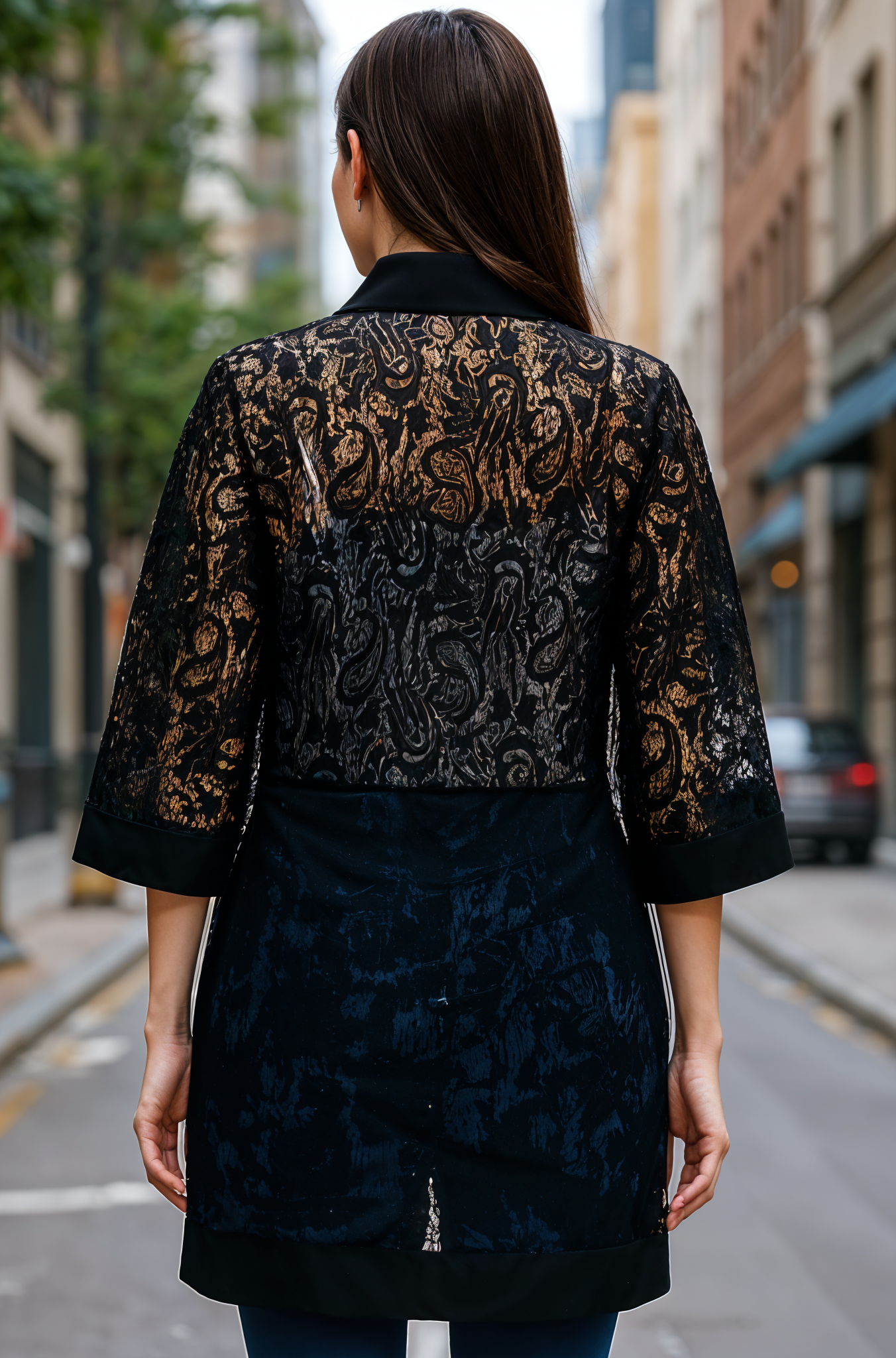 Midnight Glamour Kimono