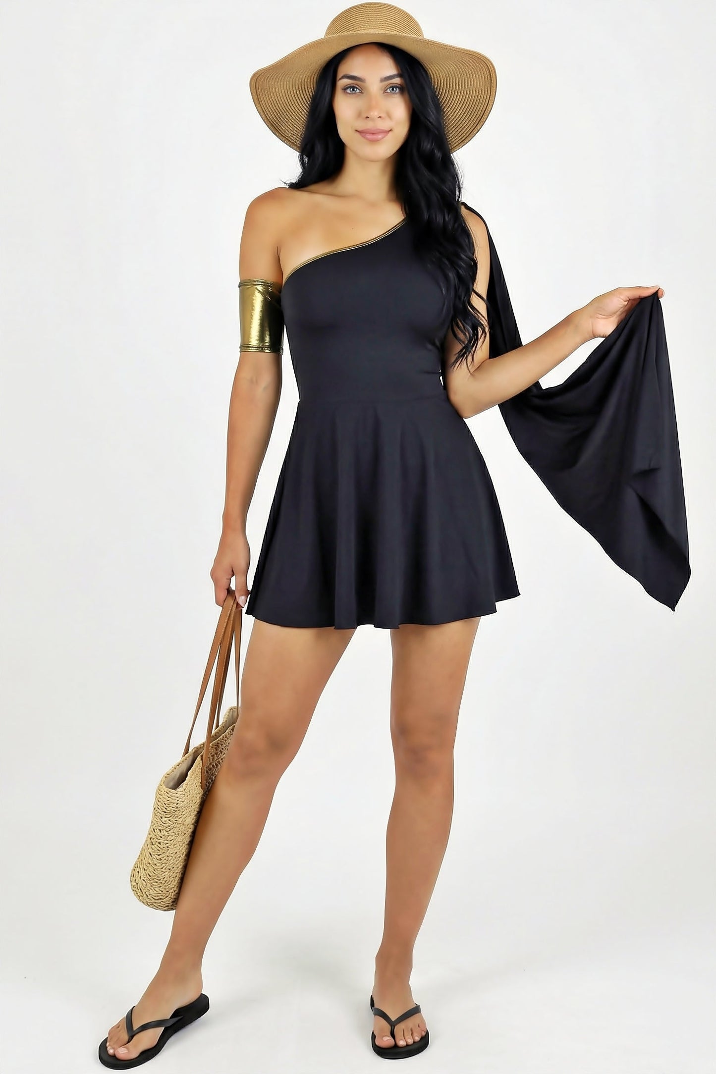 Off-Shoulder Beach Dress