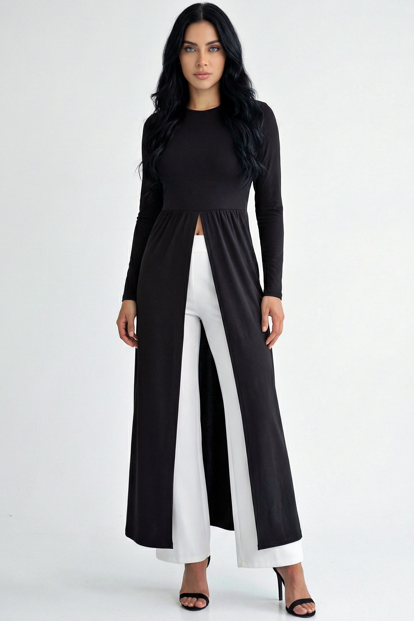 Long-Sleeved Tunic Top