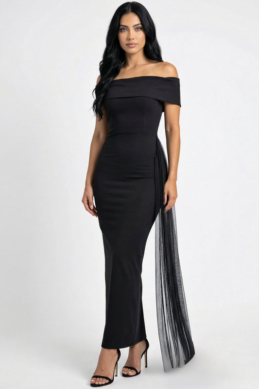 Luxe Off-Shoulder Dress