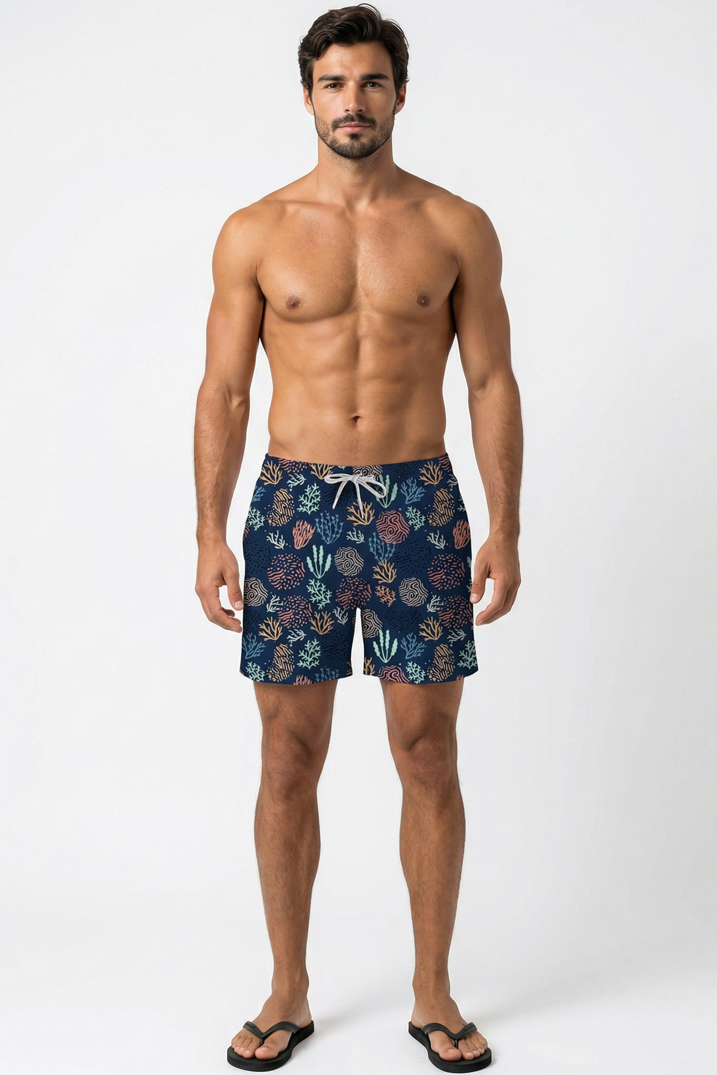 Blue Corals Swim Shorts