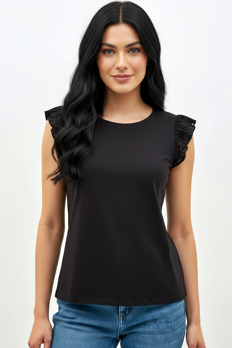 Ruched Sleeves Top