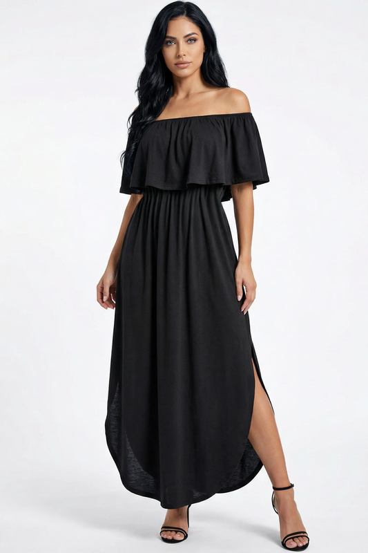 Soft Off-Shoulder Dress