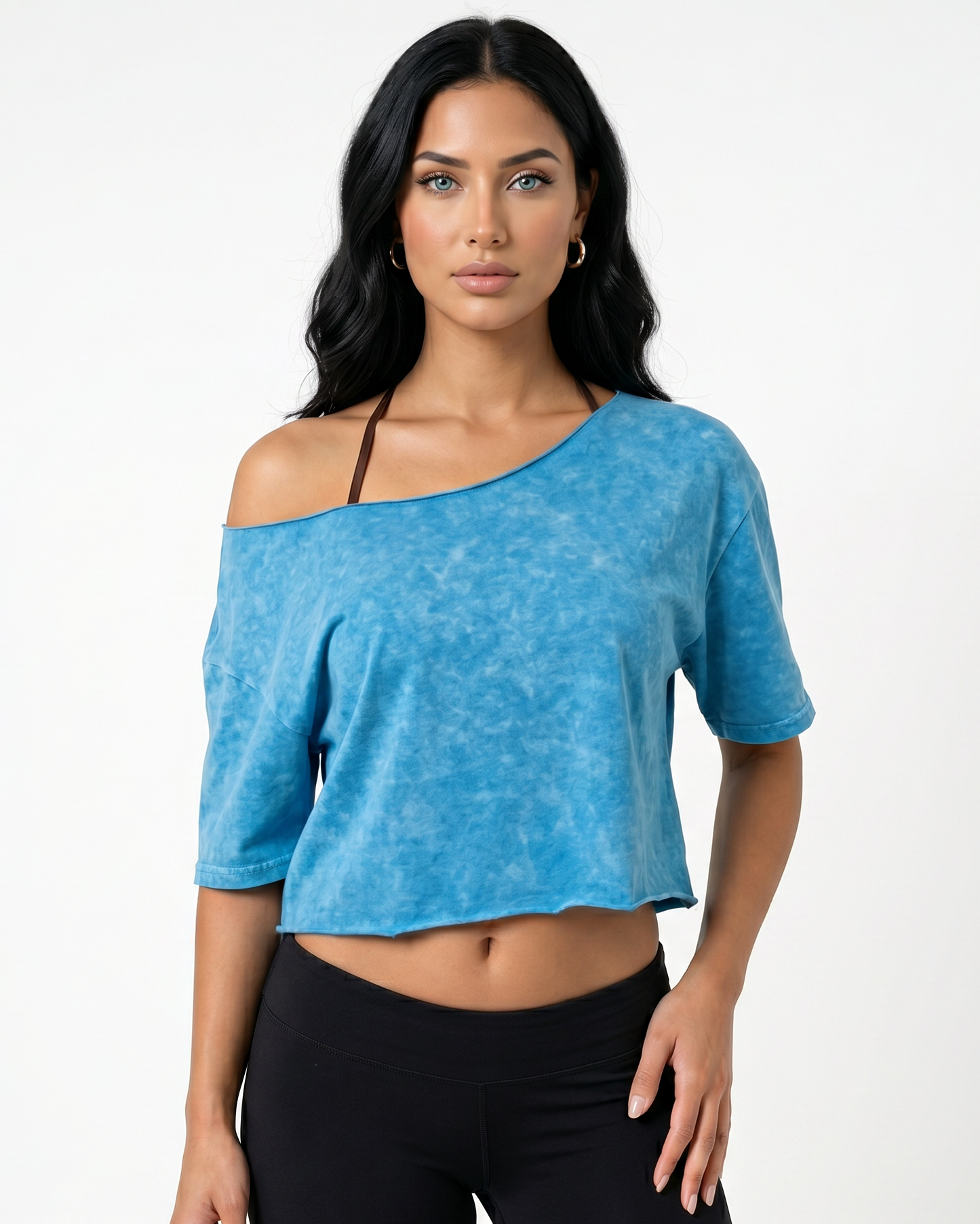 Mineral Wash Boxy Crop Tee