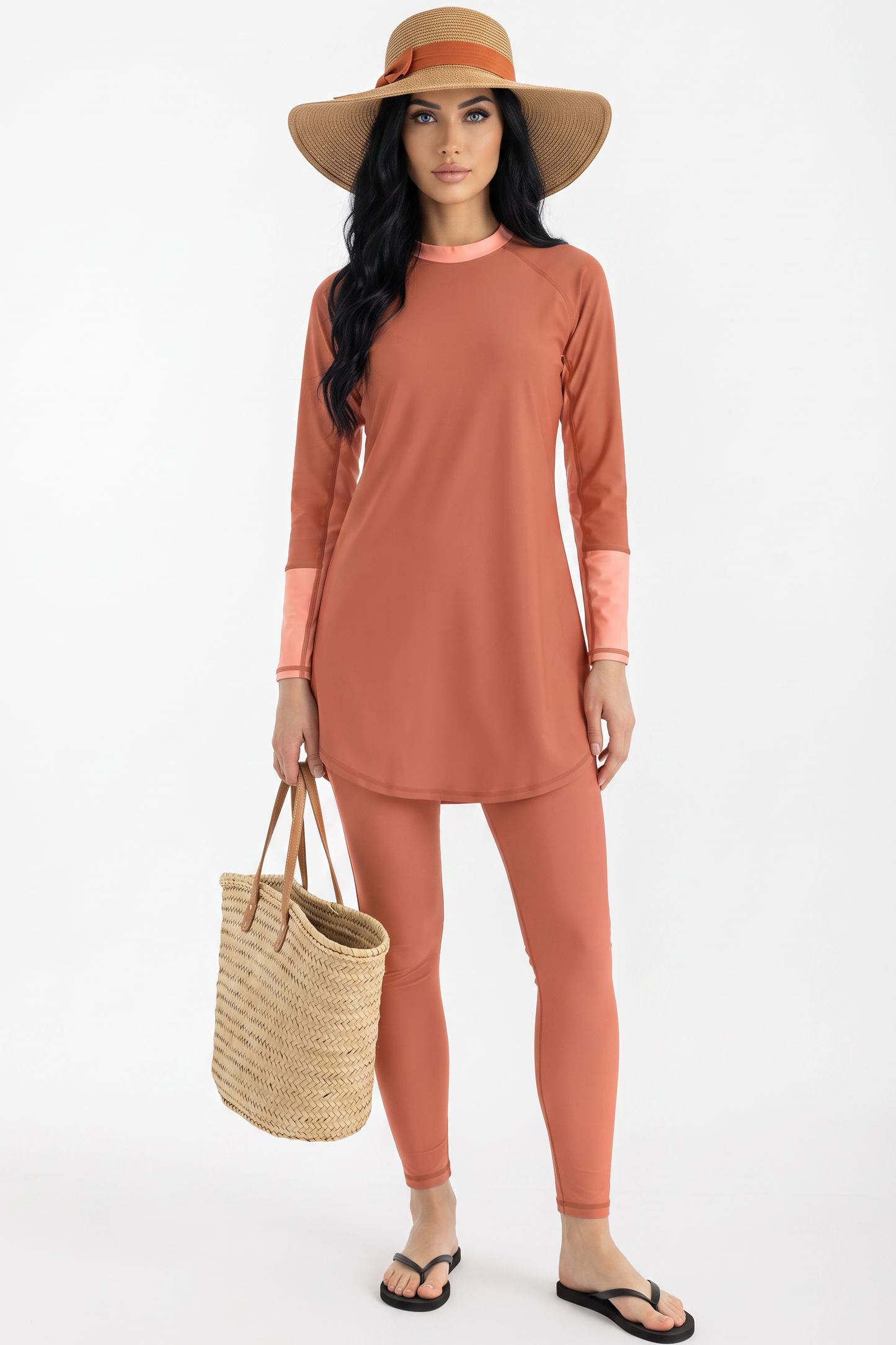 LIB Ocean Sense Teracotta Gradience swimsuit