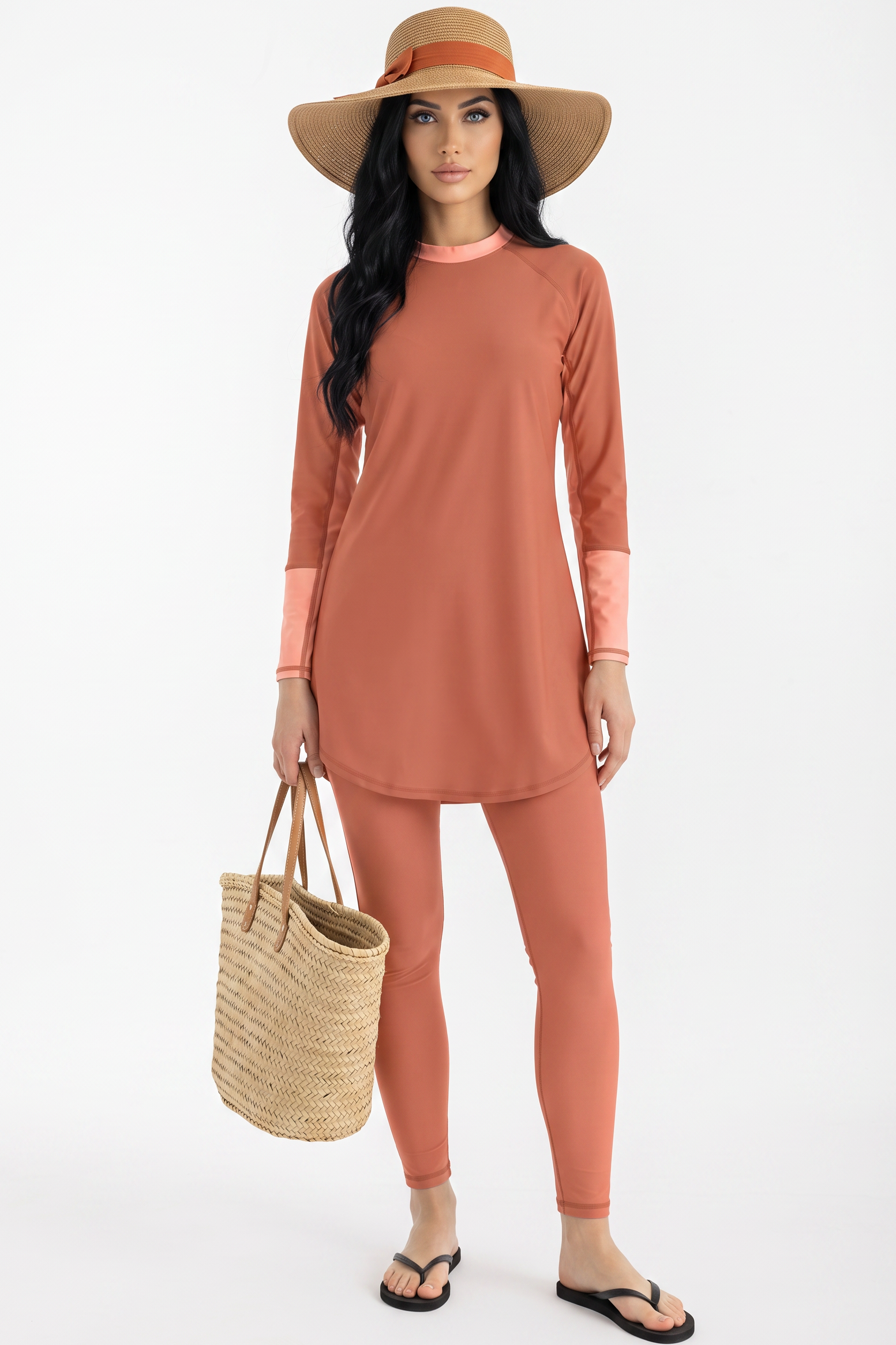 LIB Ocean Sense Teracotta Gradience swimsuit