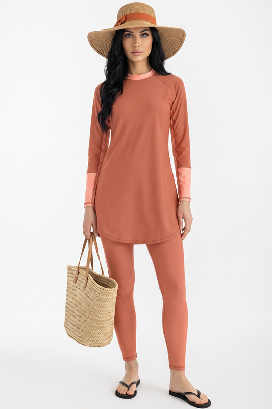 LIB Ocean Sense Teracotta Gradience swimsuit